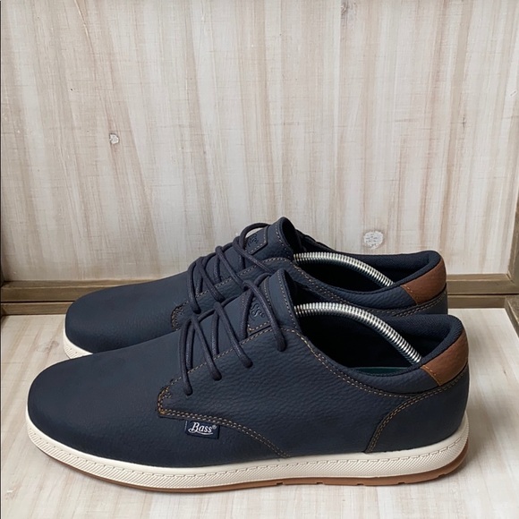 NEW G.H. Bass & Co Percy WX B Leather Blue Tan - Picture 3 of 8